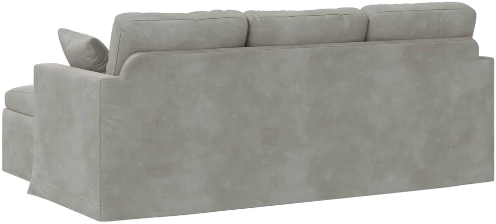 Sofa Šviesiai pilka 198 x 134 x 80 cm Aksomas