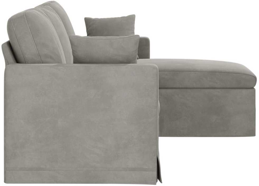 Sofa Šviesiai pilka 178 x 134 x 80 cm Aksomas