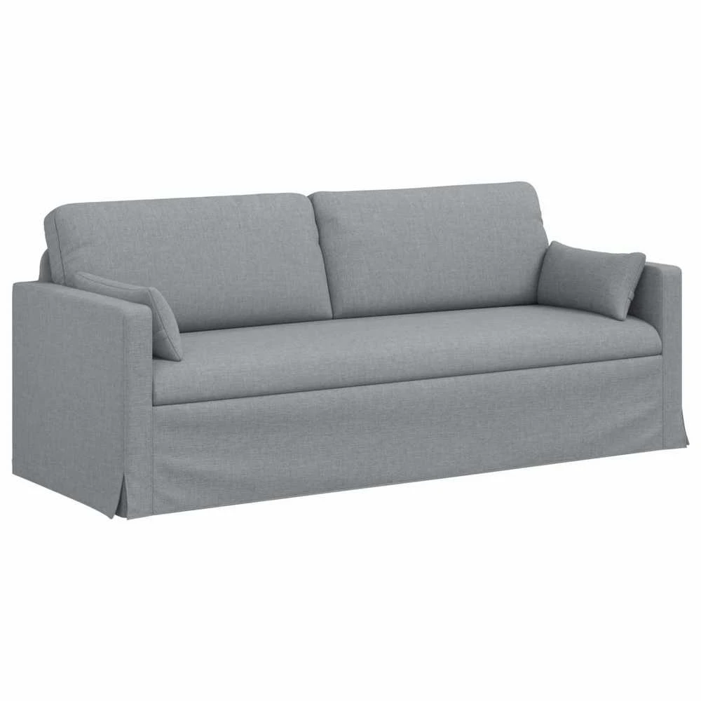 Sofa Šviesiai pilka 198 x 78 x 80 cm Metalas