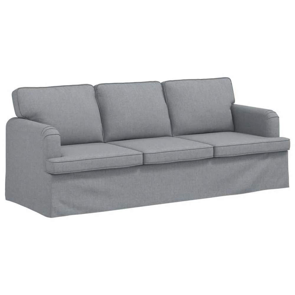Sofa Šviesiai pilka 142 x 80 x 85 cm Metalas