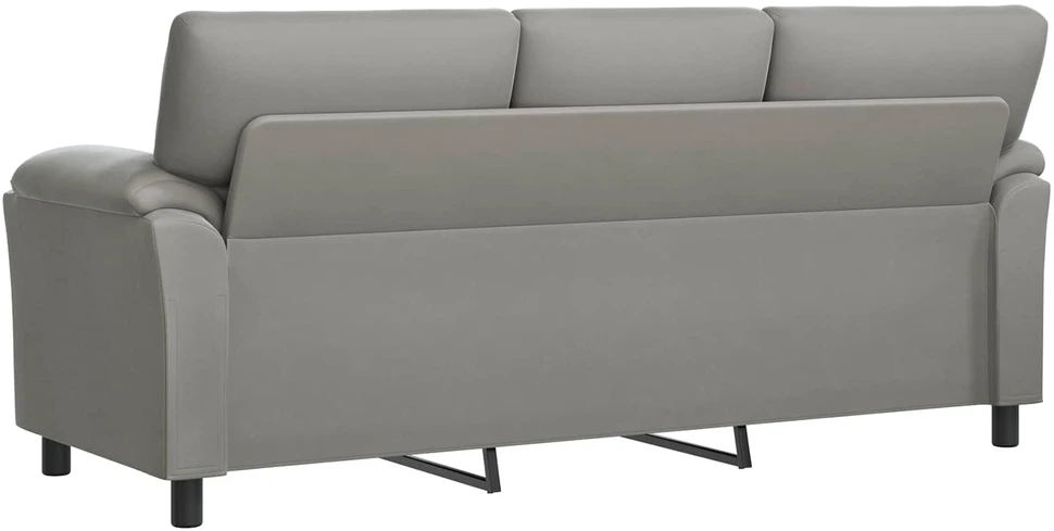 Sofa Šviesiai pilka 214 x 85 x 93 cm Aksomas