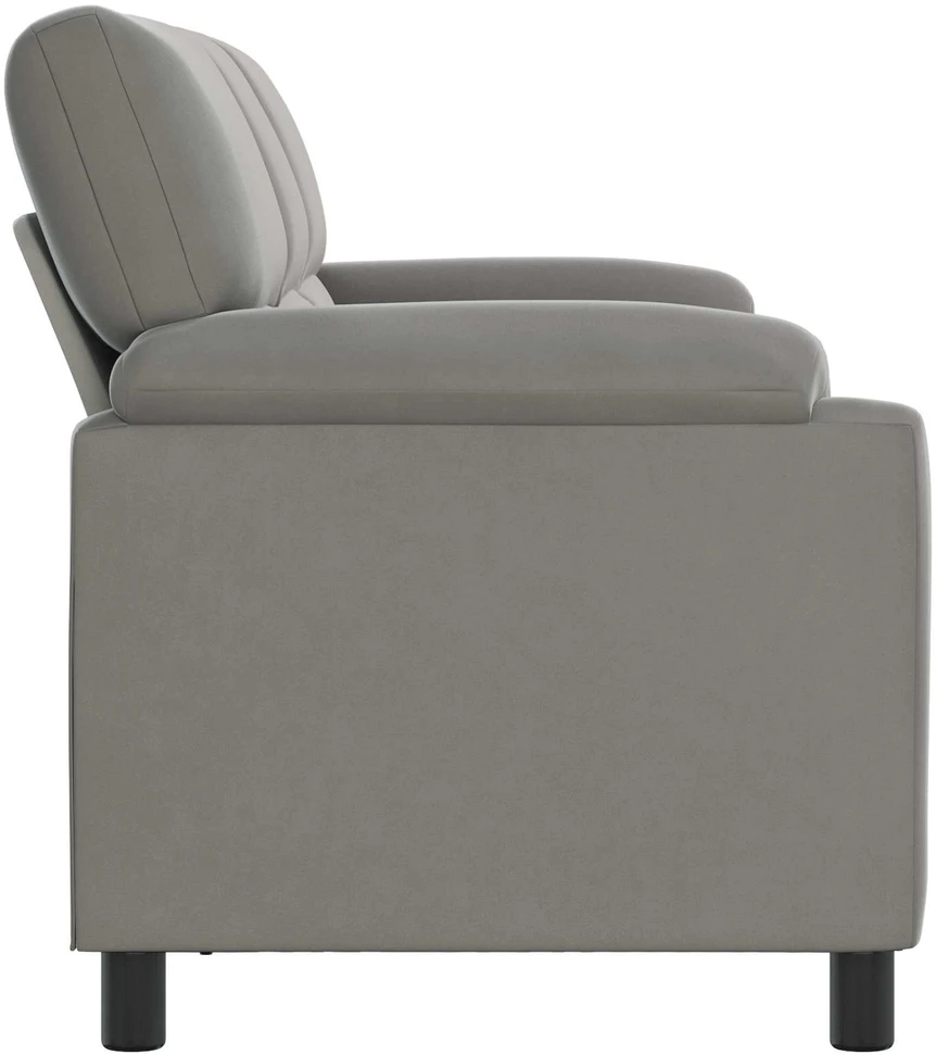 Sofa Šviesiai pilka 214 x 85 x 93 cm Aksomas