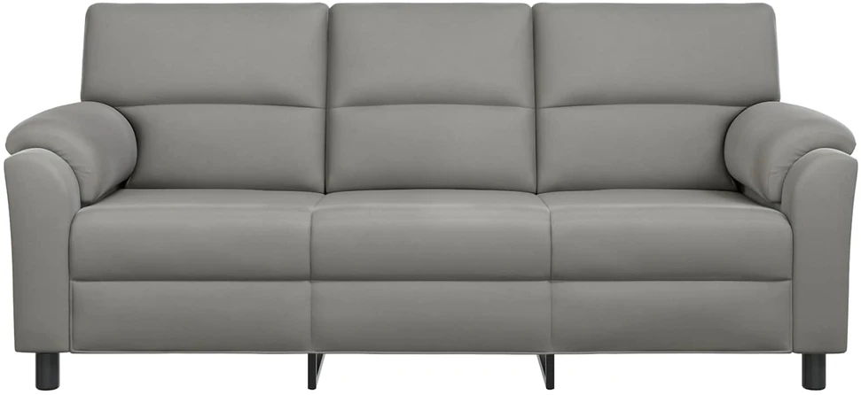 Sofa Šviesiai pilka 214 x 85 x 93 cm Aksomas