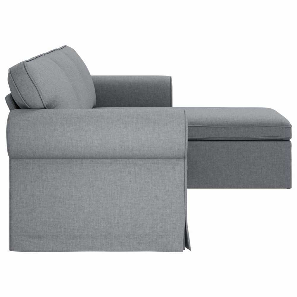 Sofa Šviesiai pilka 245 x 138 x 80 cm audinys