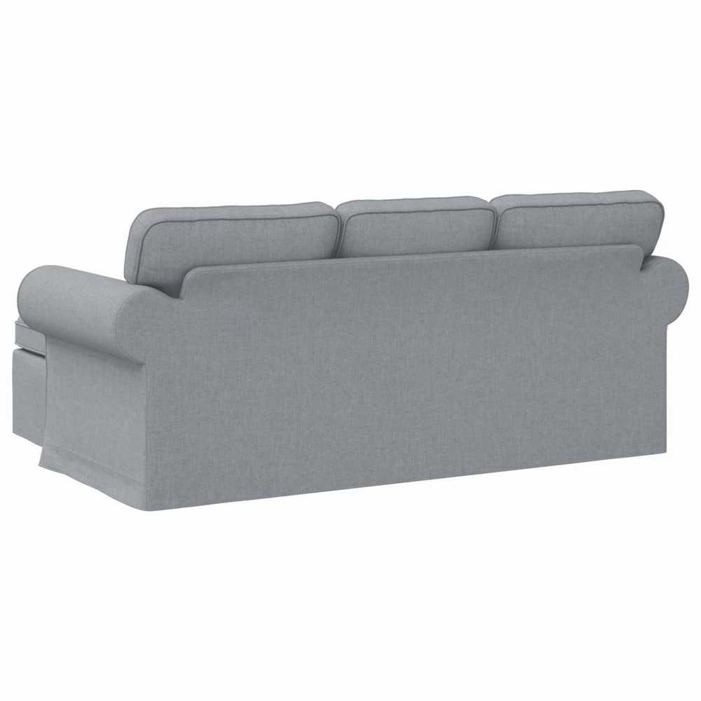 Sofa Šviesiai pilka 195 x 138 x 80 cm audinys