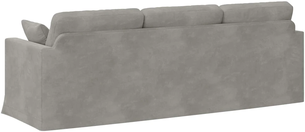 Sofa Šviesiai pilka 228 x 78 x 80 cm Aksomas