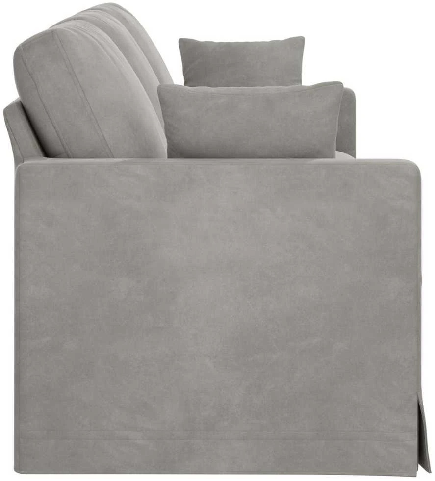 Sofa Šviesiai pilka 228 x 78 x 80 cm Aksomas