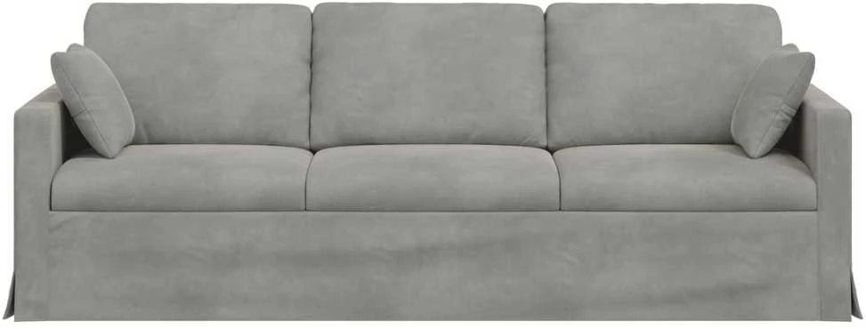 Sofa Šviesiai pilka 228 x 78 x 80 cm Aksomas