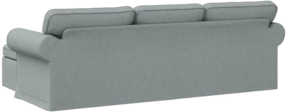 Sofa Šviesiai pilka 245 x 138 x 80 cm audinys