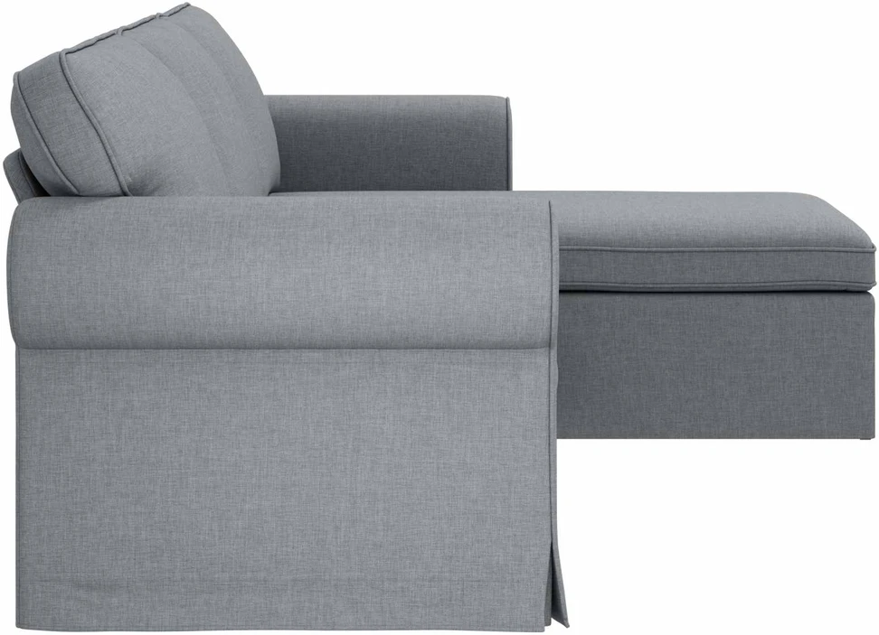 Sofa Šviesiai pilka 245 x 138 x 80 cm audinys