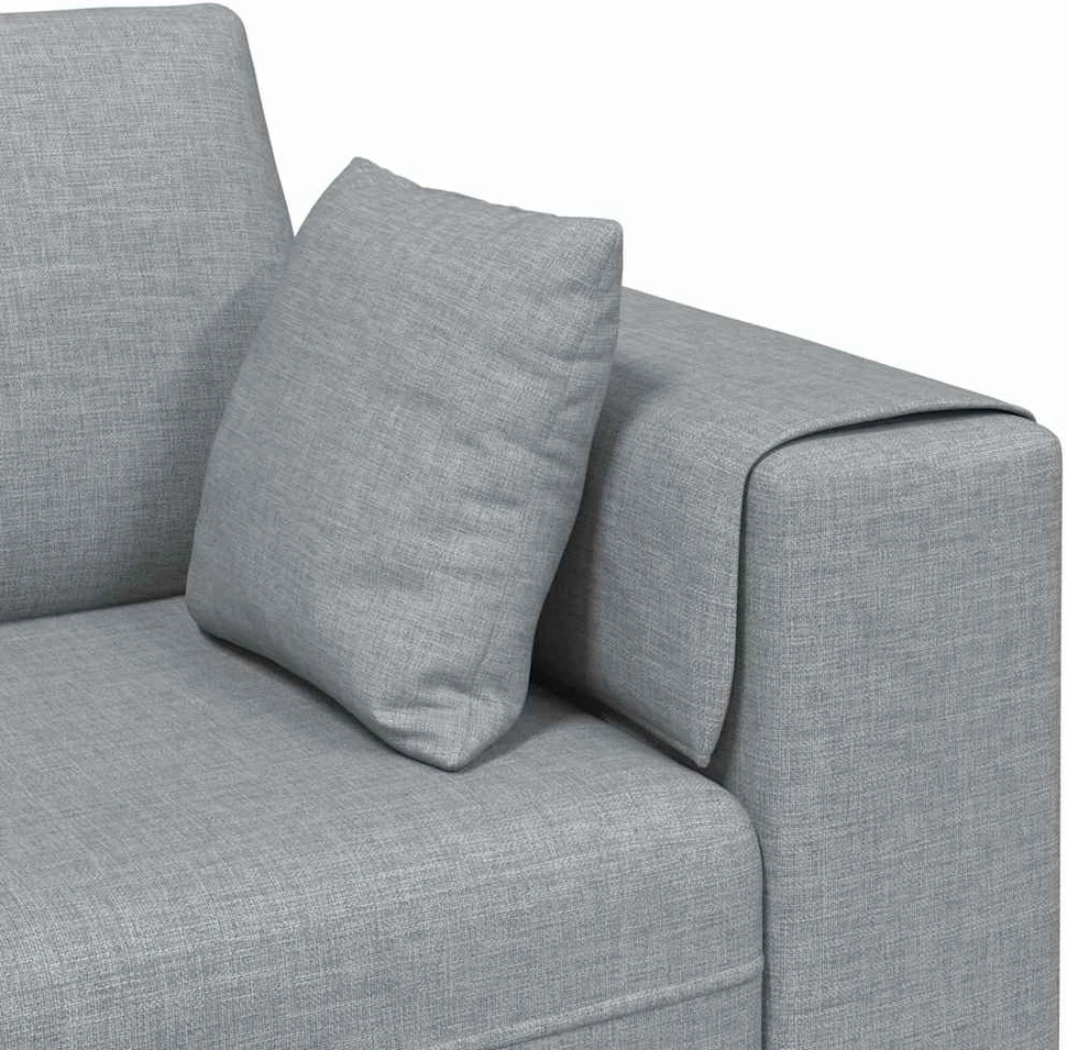 Sofa Šviesiai pilka 250 x 77 x 76 cm audinys
