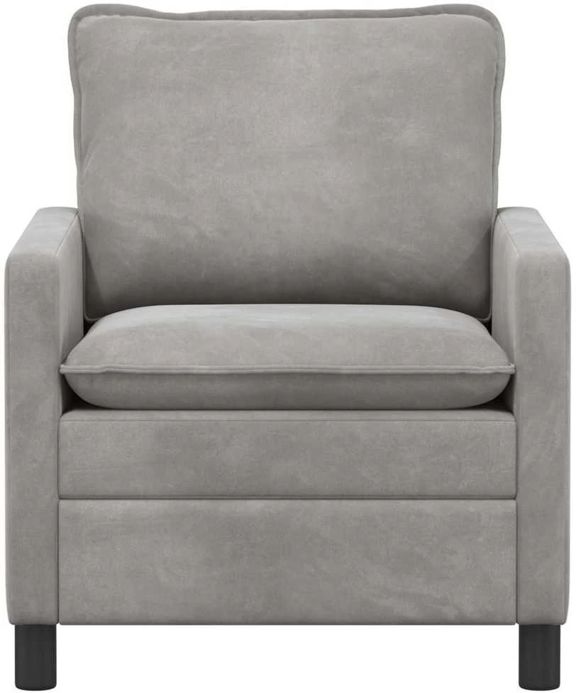 Sofa Šviesiai pilka 76 x 81 x 87,5 cm Aksomas