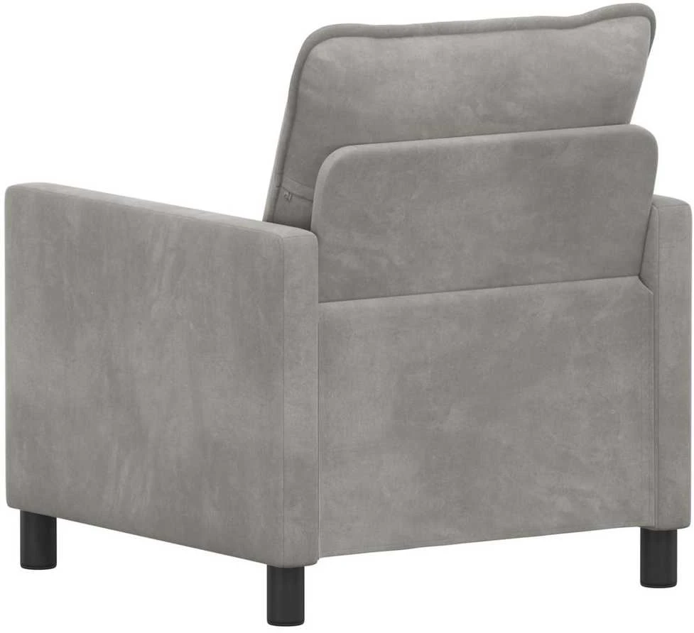 Sofa Šviesiai pilka 76 x 81 x 87,5 cm Aksomas