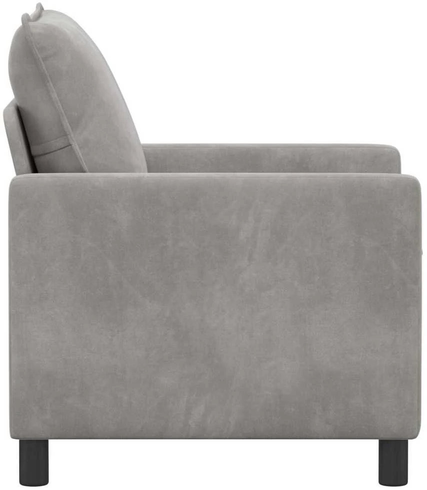 Sofa Šviesiai pilka 76 x 81 x 87,5 cm Aksomas