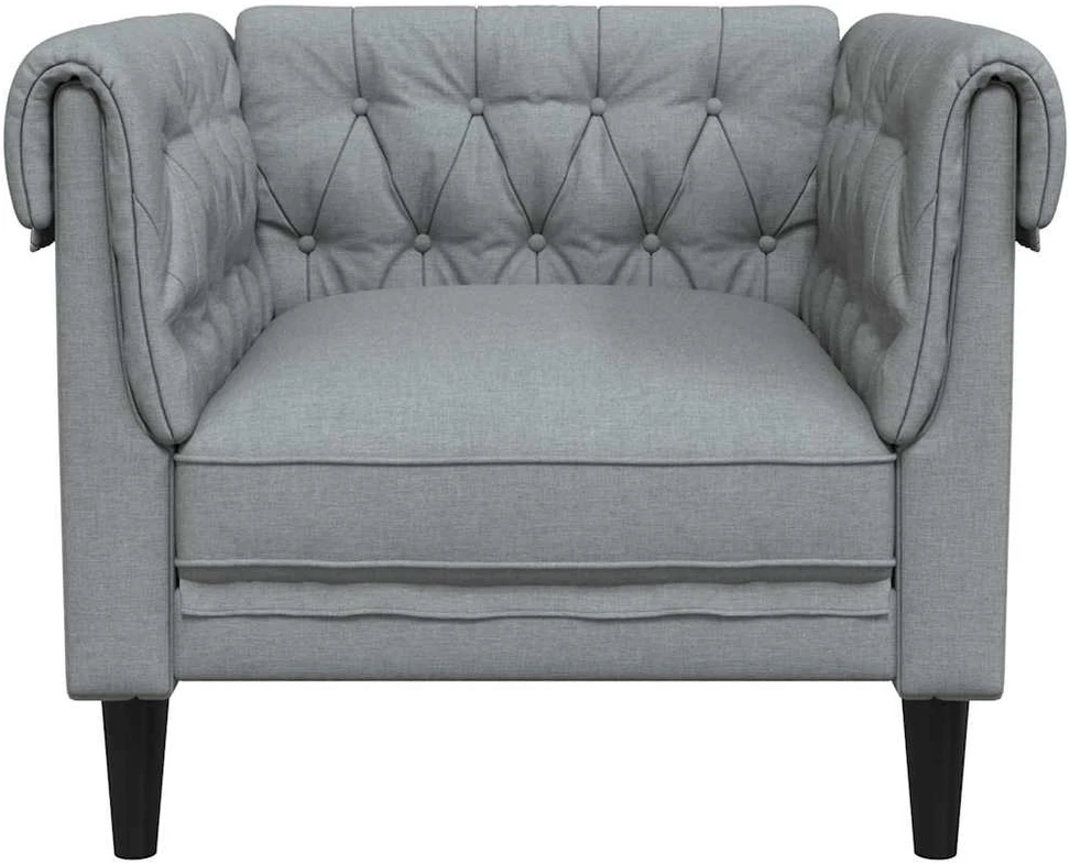Sofa Šviesiai pilka 78,5 x 74,5 x 74,5 cm Poliesteris