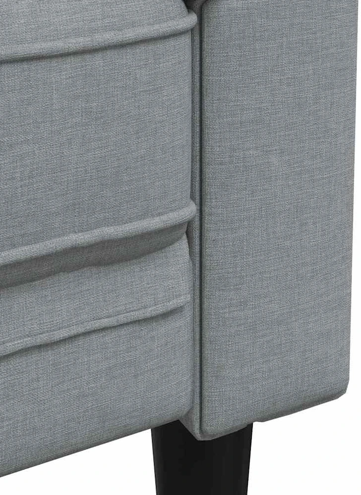 Sofa Šviesiai pilka 78,5 x 74,5 x 74,5 cm Poliesteris