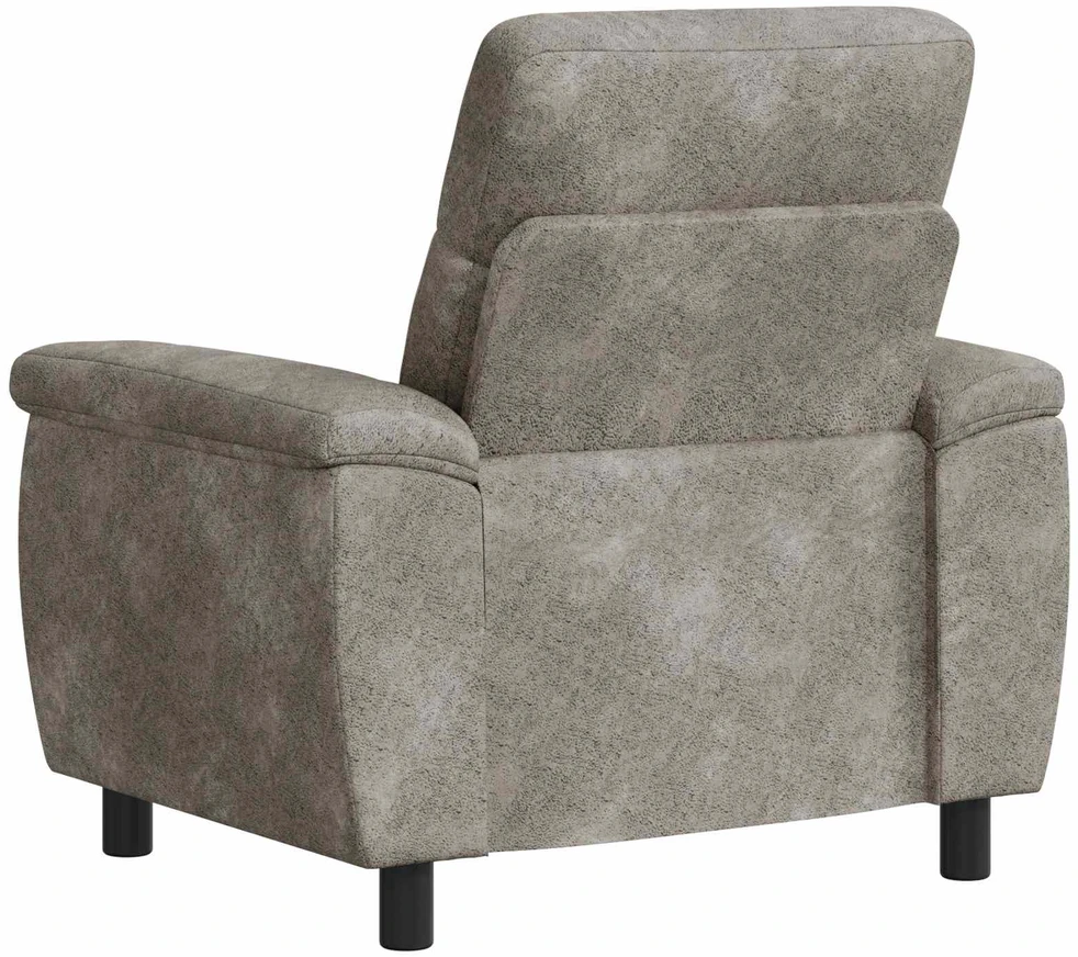 Sofa Šviesiai pilka 95 x 90 x 95 cm Dirbtinė suedė oda