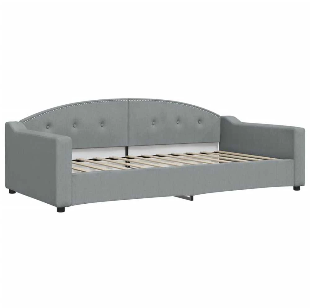 Sofa, šviesiai pilkos spalvos, 100x200cm, audinys