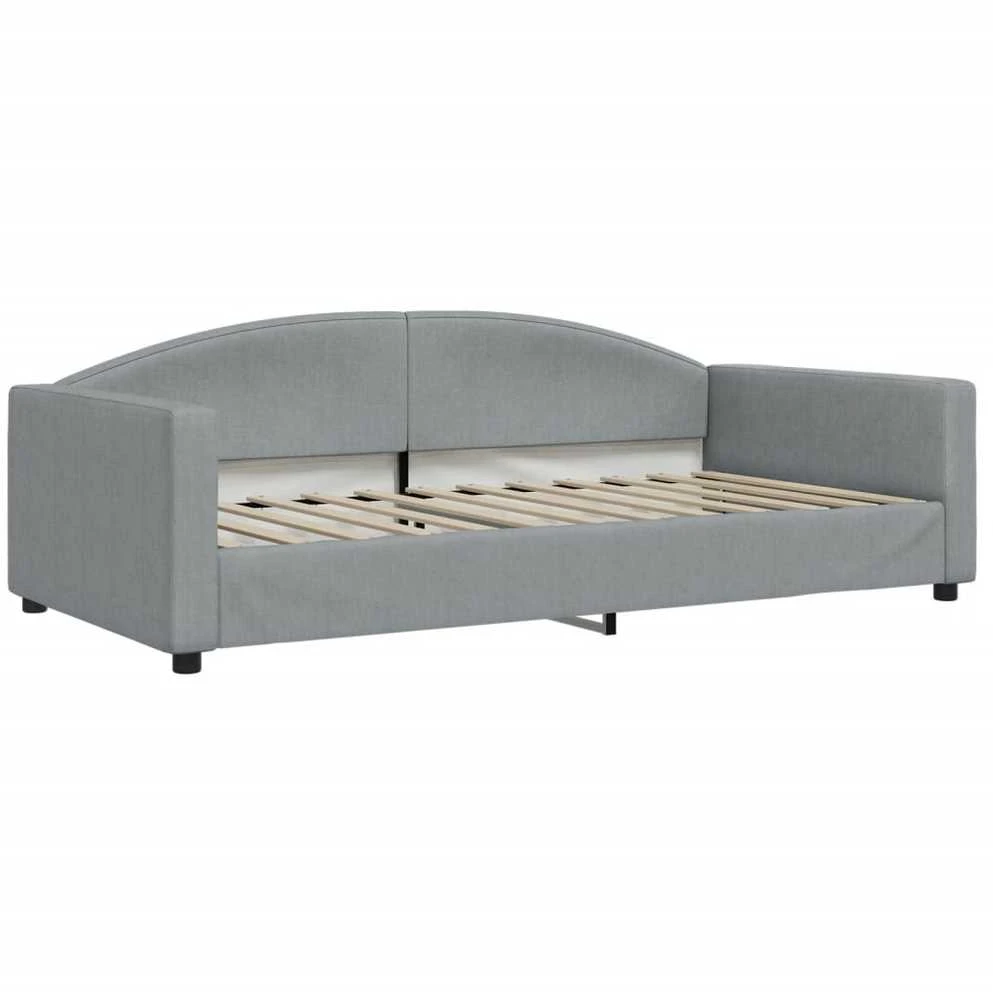 Sofa, šviesiai pilkos spalvos, 100x200cm, audinys