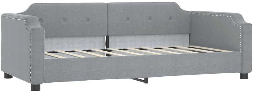 Sofa, šviesiai pilkos spalvos, 100x200cm, audinys