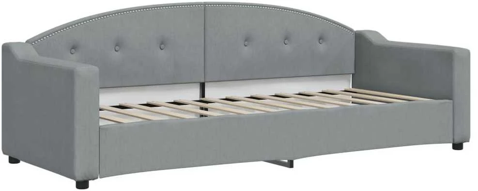 Sofa, šviesiai pilkos spalvos, 80x200cm, audinys