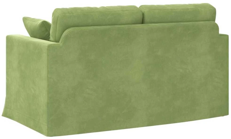 Sofa Šviesiai žalia 138 x 78 x 80 cm Aksomas