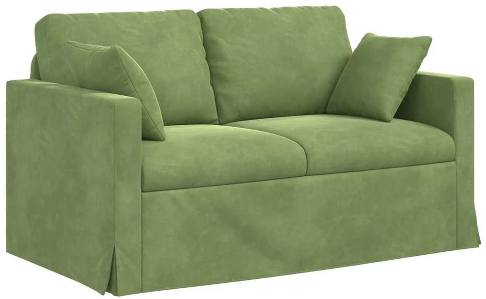 Sofa Šviesiai žalia 138 x 78 x 80 cm Aksomas