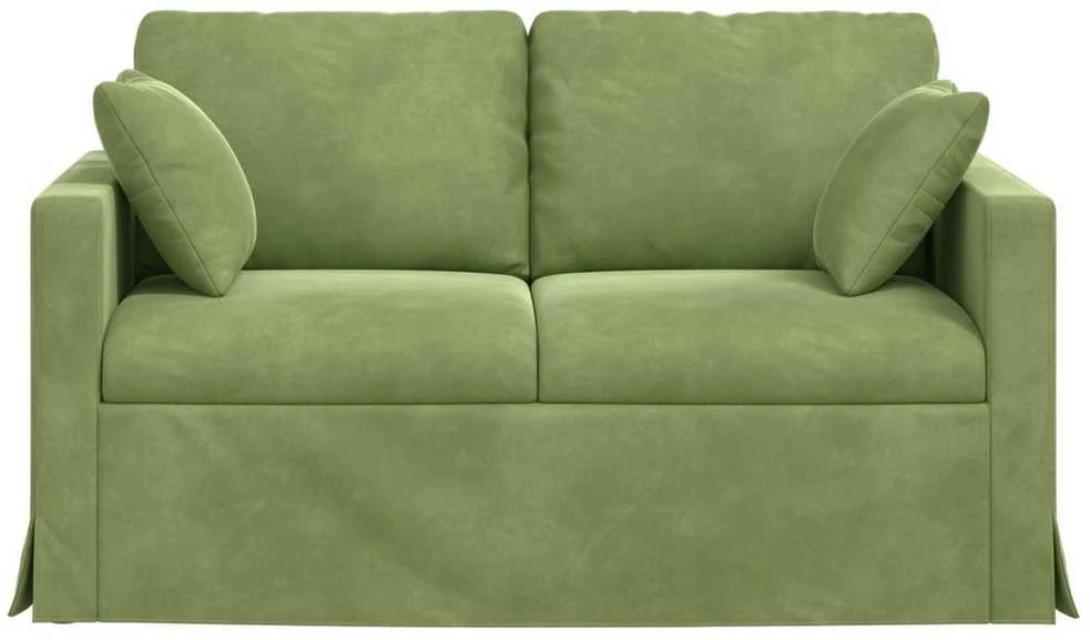Sofa Šviesiai žalia 138 x 78 x 80 cm Aksomas