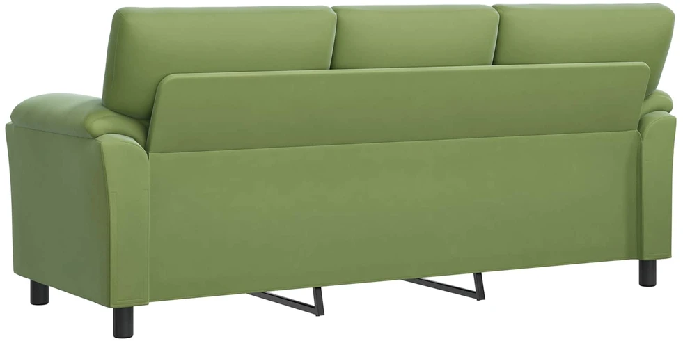 Sofa Šviesiai žalia 214 x 85 x 93 cm Aksomas
