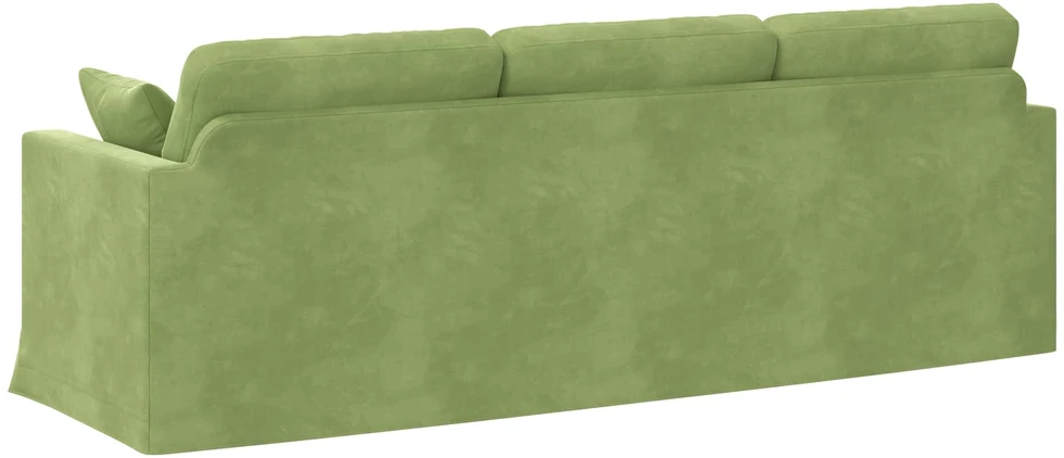 Sofa Šviesiai žalia 228 x 78 x 80 cm Aksomas