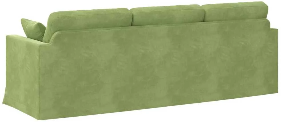 Sofa Šviesiai žalia 228 x 78 x 80 cm Aksomas