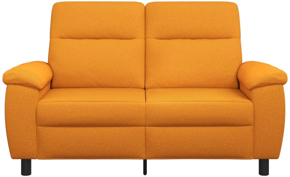 Sofa Tamsiai geltona 158 x 90 x 95 cm Audinys
