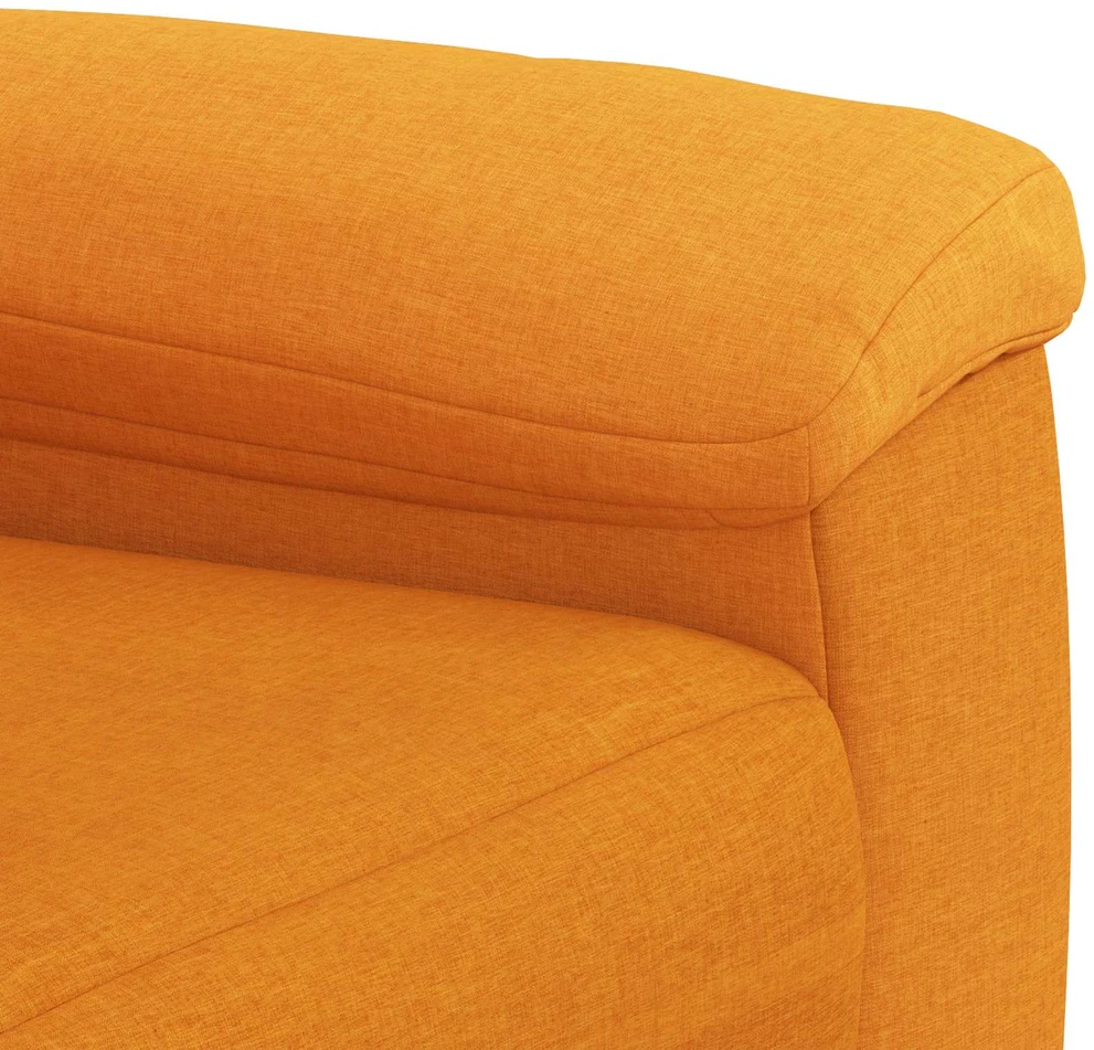 Sofa Tamsiai geltona 178 x 90 x 95 cm Audinys