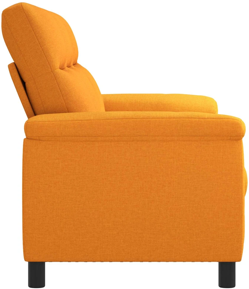 Sofa Tamsiai geltona 214 x 90 x 95 cm Audinys