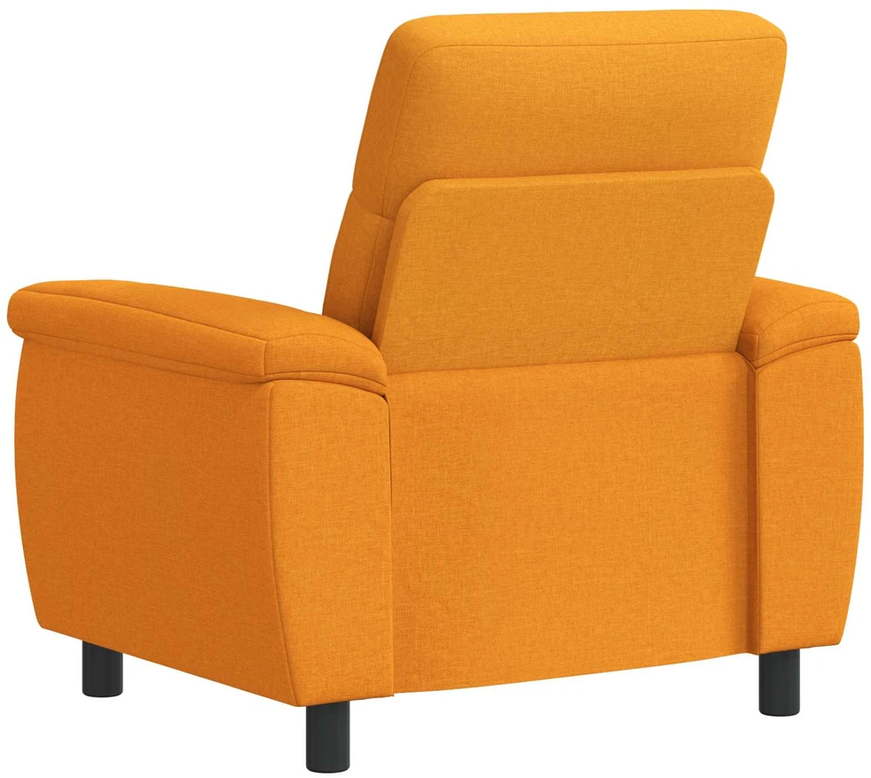 Sofa Tamsiai geltona 95 x 90 x 95 cm Audinys