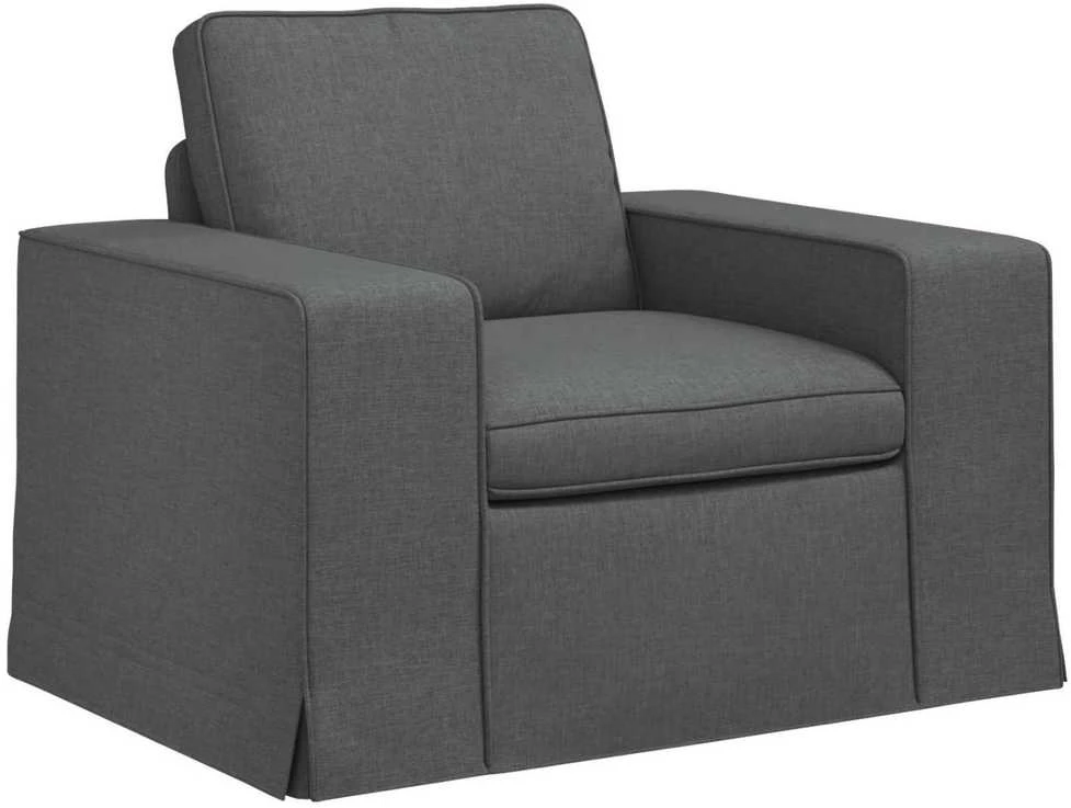 Fotelis Sofa Tamsiai pilka 102 x 80 x 82 cm Metalas