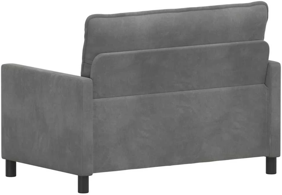 Sofa Tamsiai pilka 126 x 81 x 87,5 cm Aksomas