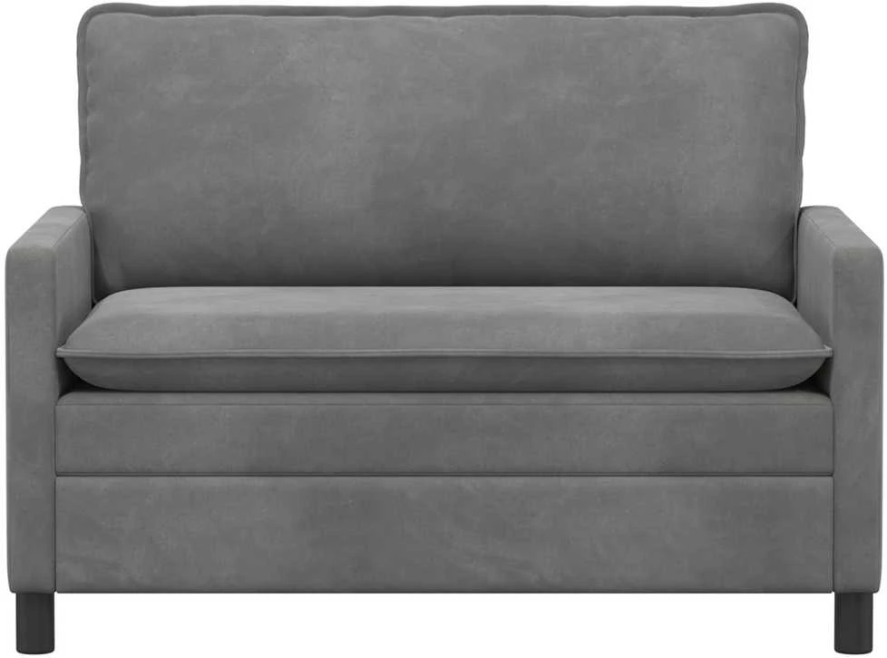 Sofa Tamsiai pilka 126 x 81 x 87,5 cm Aksomas