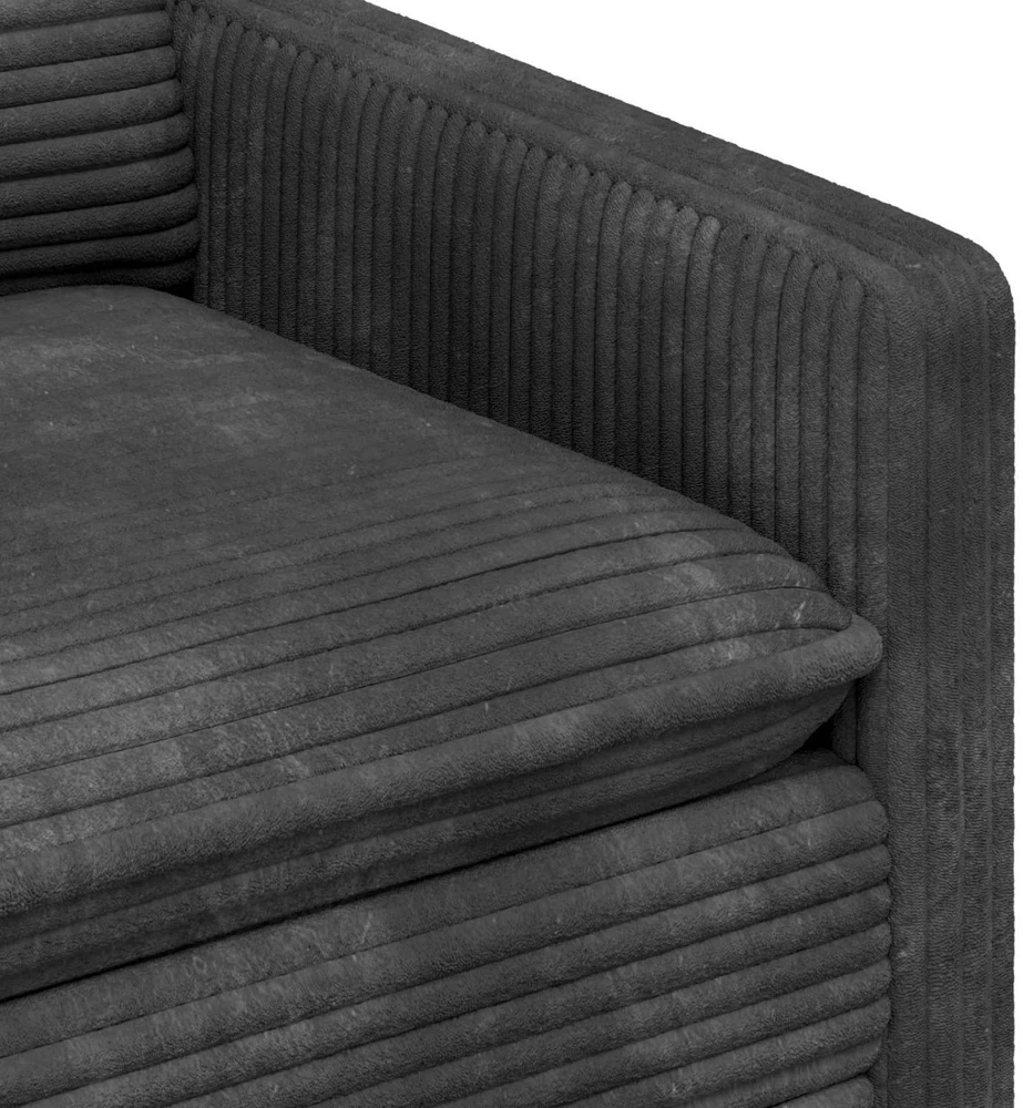 Sofa Tamsiai pilka 126 x 81 x 87,5 cm Poliesteris