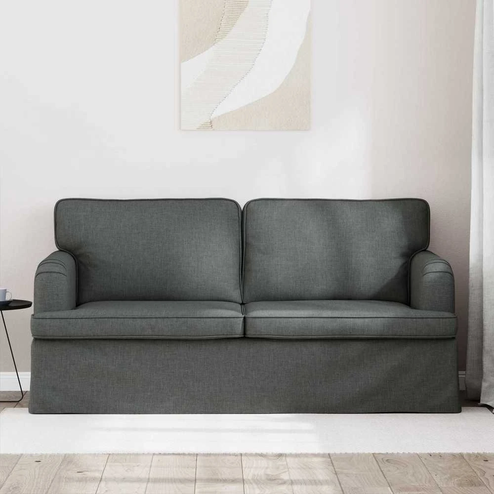 Sofa Tamsiai pilka 142 x 80 x 85 cm Metalas