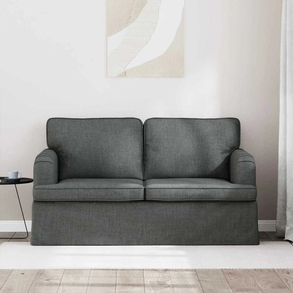 Sofa Tamsiai pilka 142 x 80 x 85 cm Metalas