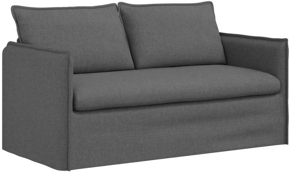 Sofa Tamsiai pilka 195 x 82 x 85 cm Metalas