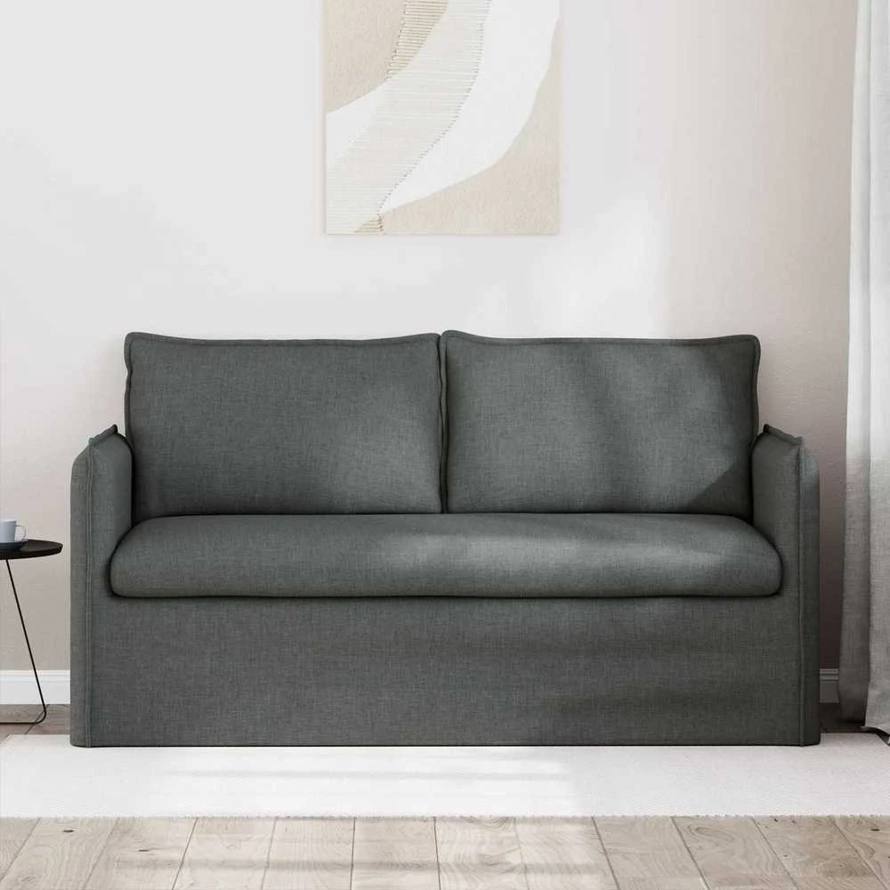 Sofa Tamsiai pilka 195 x 82 x 85 cm Metalas
