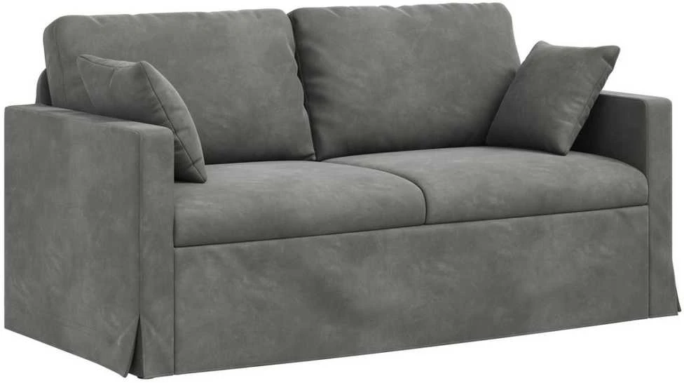 Sofa Tamsiai pilka 158 x 78 x 80 cm Aksomas