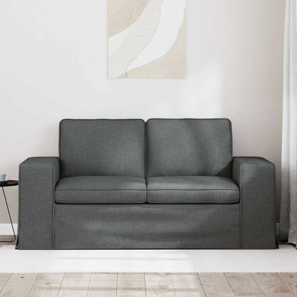 Sofa Tamsiai pilka 162 x 80 x 82 cm Metalas
