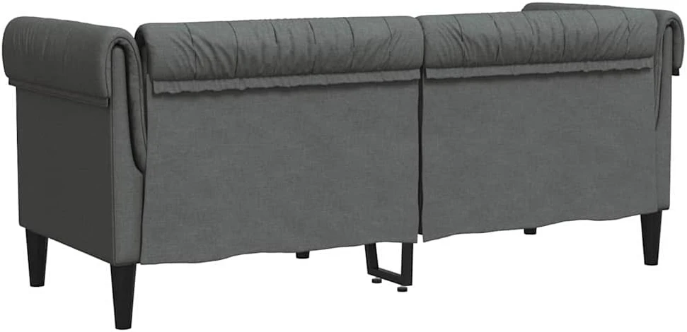 Sofa Tamsiai pilka 182,5 x 74,5 x 74,5 cm Poliesteris