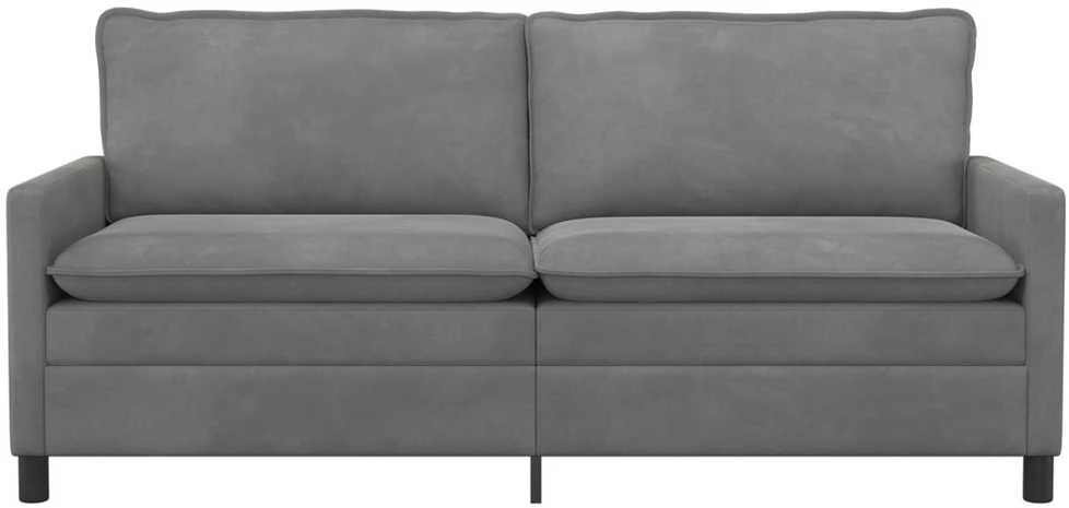 Sofa Tamsiai pilka 196 x 81 x 87,5 cm Aksomas