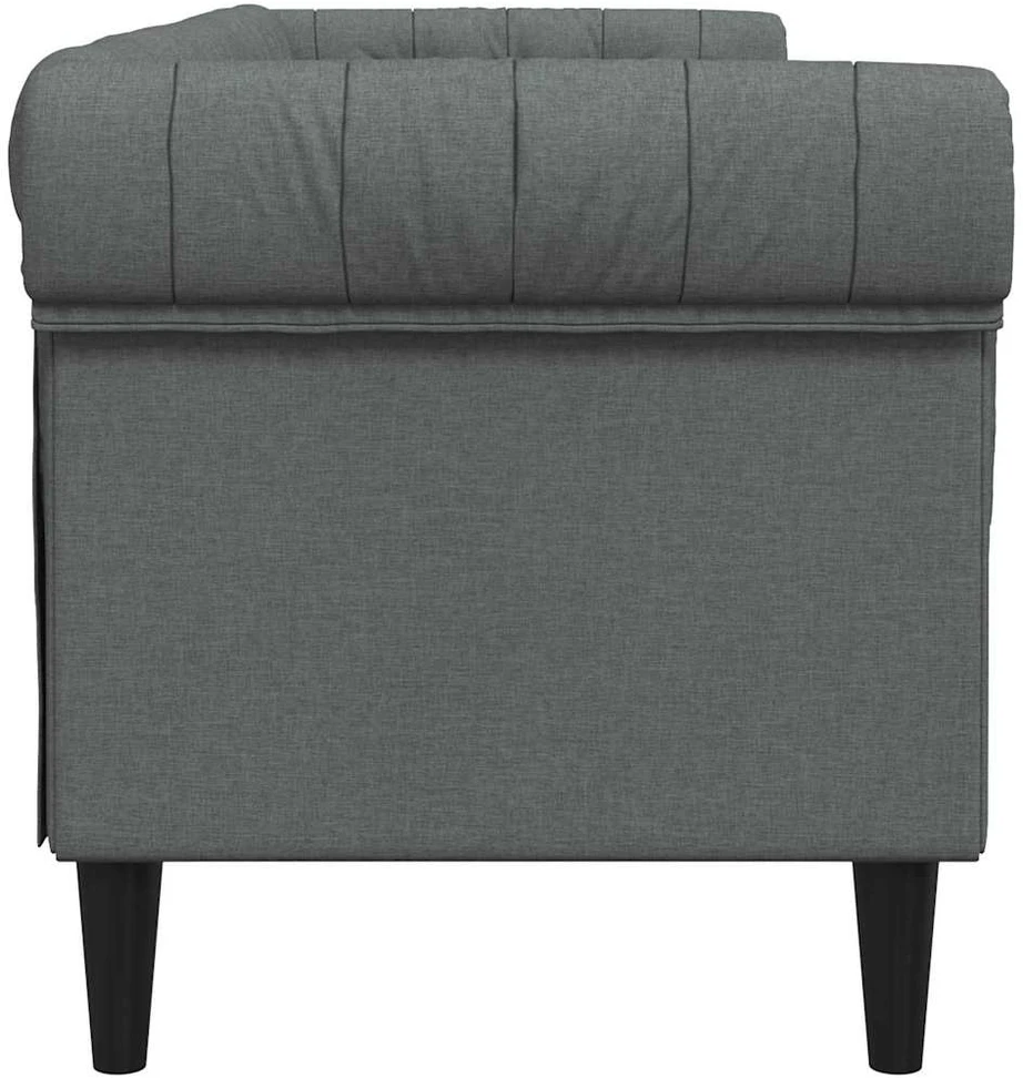 Sofa Tamsiai pilka 201,5 x 74,5 x 74,5 cm Poliesteris