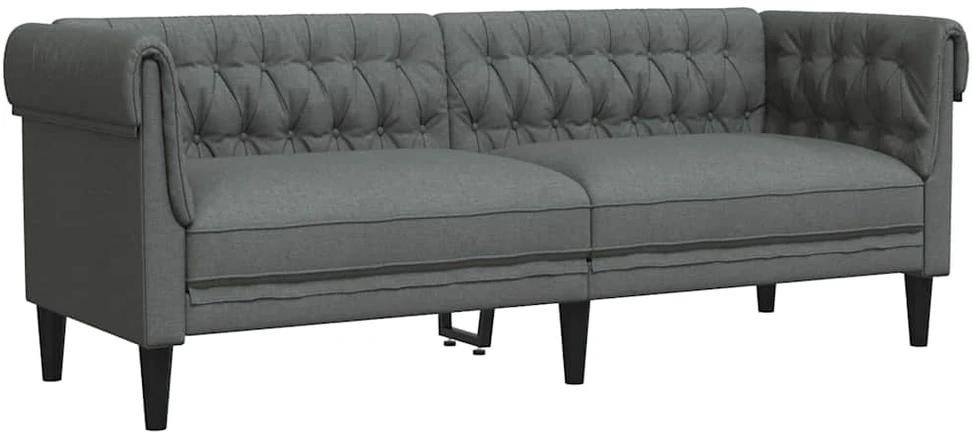 Sofa Tamsiai pilka 201,5 x 74,5 x 74,5 cm Poliesteris
