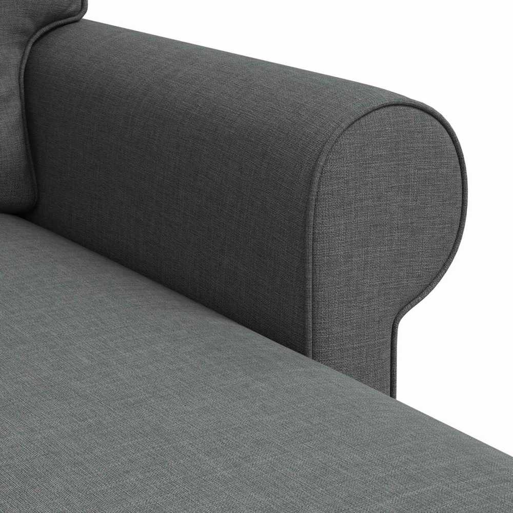 Sofa Tamsiai pilka 215 x 138 x 80 cm Metalas